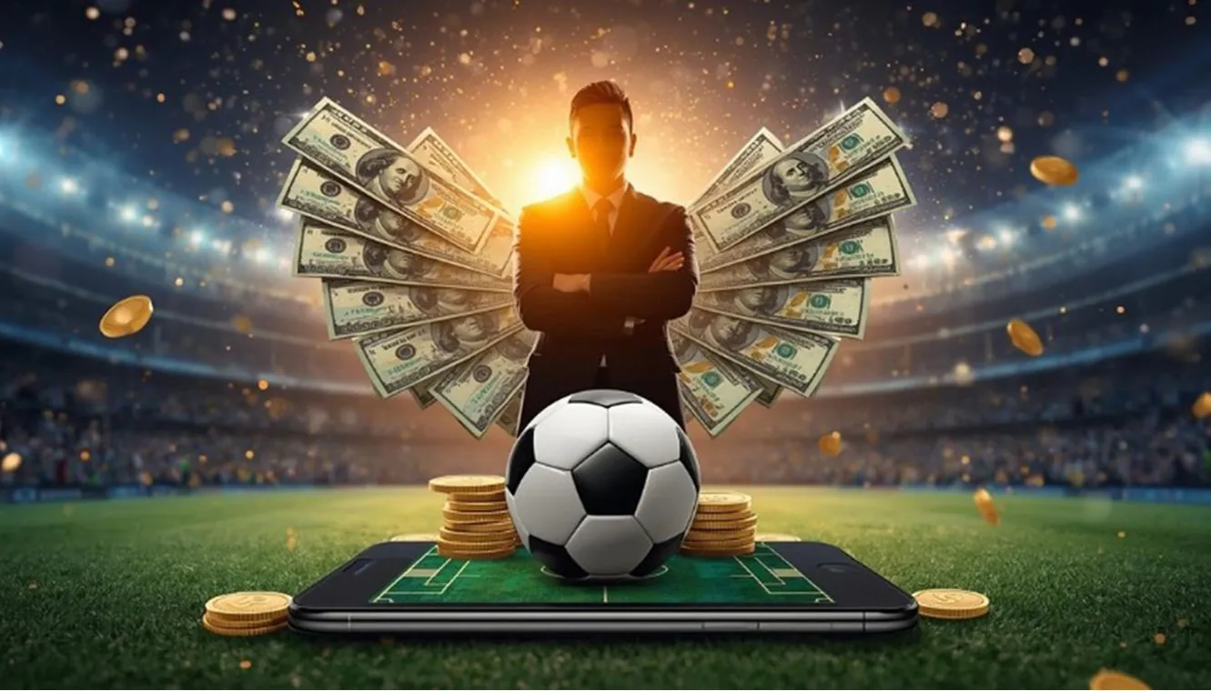 Mobile online casino interface on a smartphone